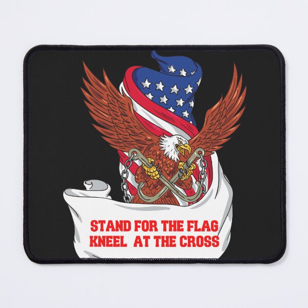 Item preview, Stand For The Flag Kneel At The Cross designed and sold by omeca.