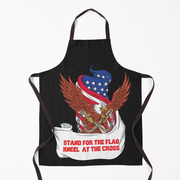 Item preview, Stand For The Flag Kneel At The Cross designed and sold by omeca.