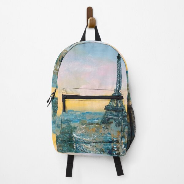 Item preview, Impressionism art French cityscape painting Paris Eiffel Tower designed and sold by LEILA ART SPACE.