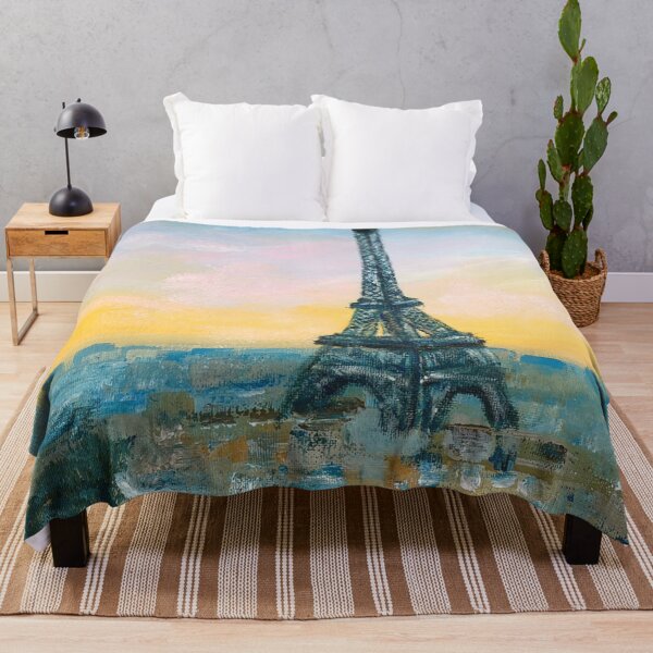 Item preview, Impressionism art French cityscape painting Paris Eiffel Tower designed and sold by LEILA ART SPACE.