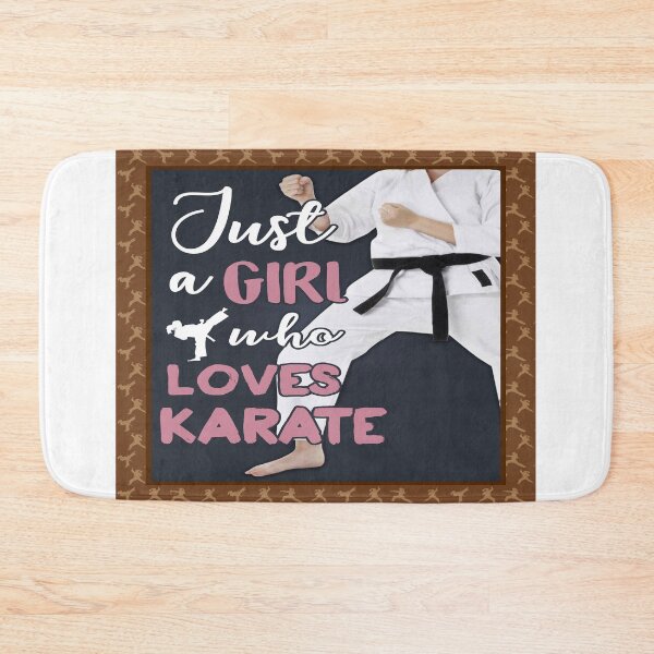 Item preview, JUST A GIRL WHO LOVES KARATE designed and sold by DayanaLockman.