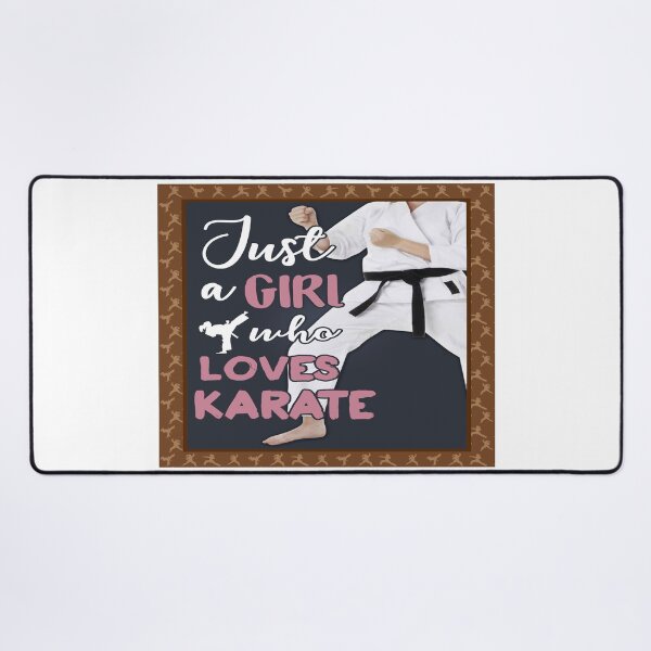 Item preview, JUST A GIRL WHO LOVES KARATE designed and sold by DayanaLockman.