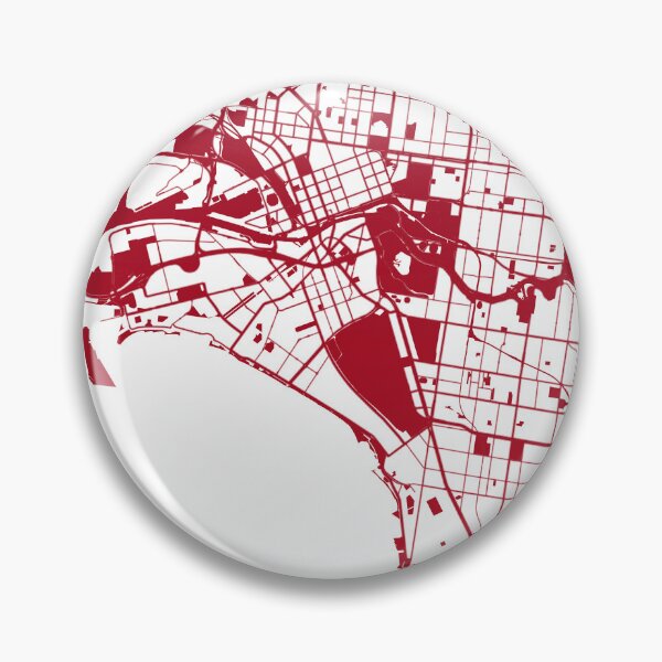 Item preview, Melbourne Map Art red wine color Australia designed and sold by EpicMaps.