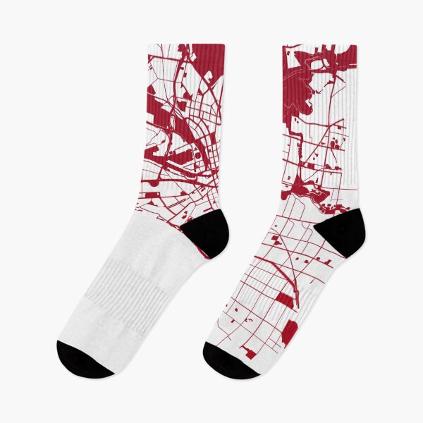 Item preview, Melbourne Map Art red wine color Australia designed and sold by EpicMaps.