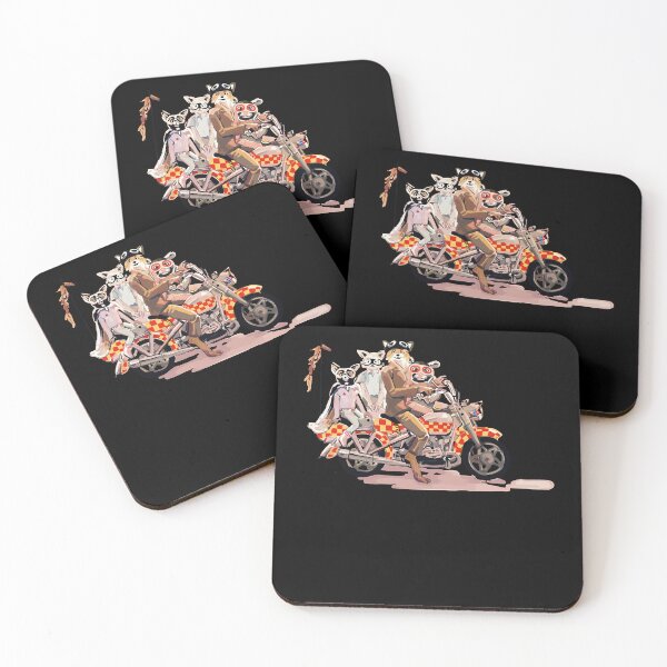 Item preview, Nice Keepsake fantastic mr. fox family on a motorbike Awesome For Music Fan designed and sold by stevensraig.