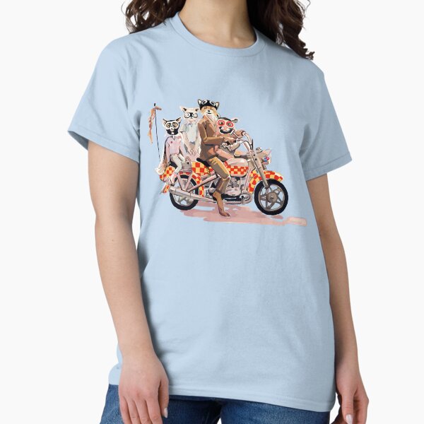 Item preview, Nice Keepsake fantastic mr. fox family on a motorbike Awesome For Music Fan designed and sold by stevensraig.