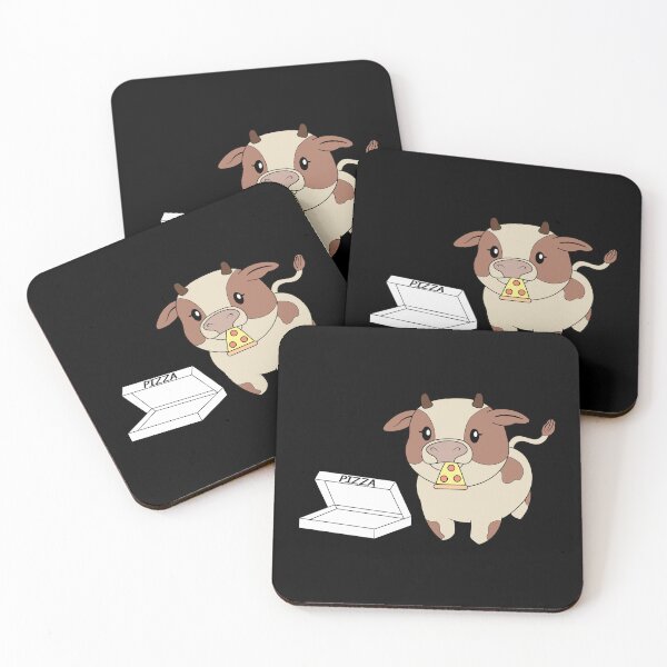 Item preview, Cow With A Box Of Pizza designed and sold by Dufawa.