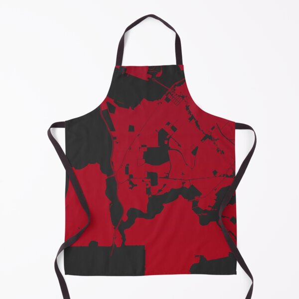 Item preview, Perth Map Art red wine color Australia designed and sold by EpicMaps.