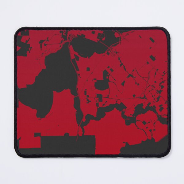 Item preview, Perth Map Art red wine color Australia designed and sold by EpicMaps.