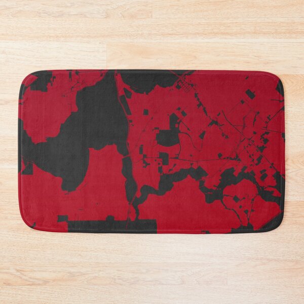 Item preview, Perth Map Art red wine color Australia designed and sold by EpicMaps.