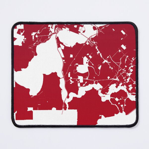 Item preview, Perth Map Art red wine color Australia designed and sold by EpicMaps.