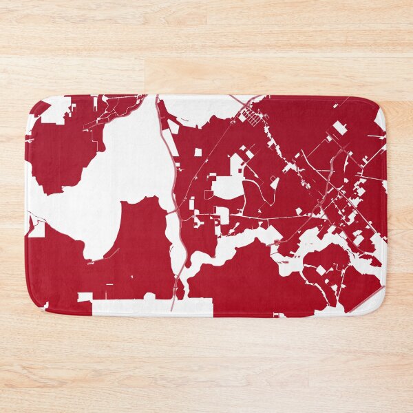 Item preview, Perth Map Art red wine color Australia designed and sold by EpicMaps.