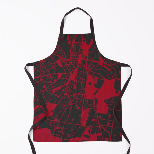 Item preview, Sydney Map Art red wine color Australia designed and sold by EpicMaps.