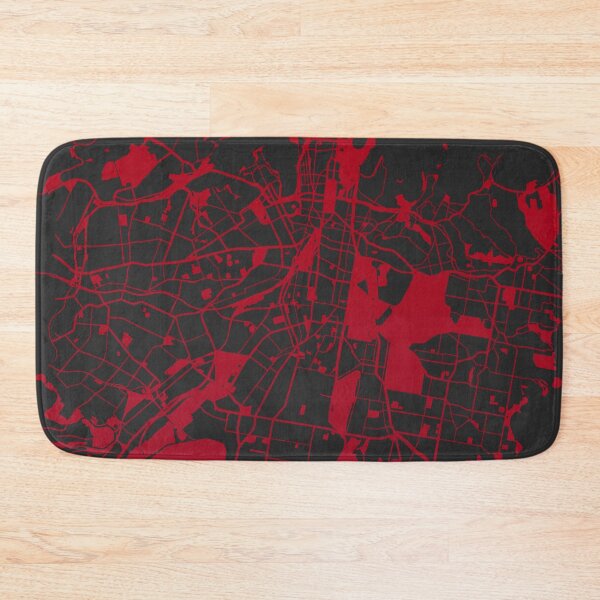 Item preview, Sydney Map Art red wine color Australia designed and sold by EpicMaps.