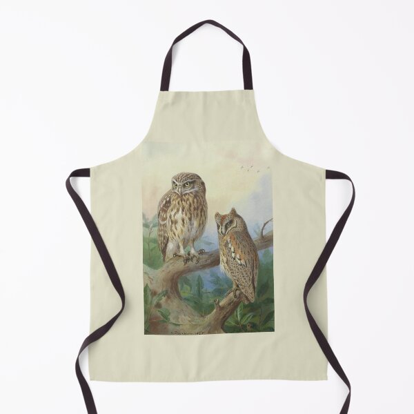 Item preview, Little Owl and Scops Owl by Archibald Thorburn designed and sold by Amanda1775.