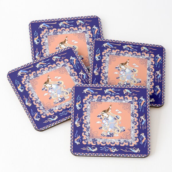 Item preview, Folk art with an asian twist  designed and sold by finedrawings.