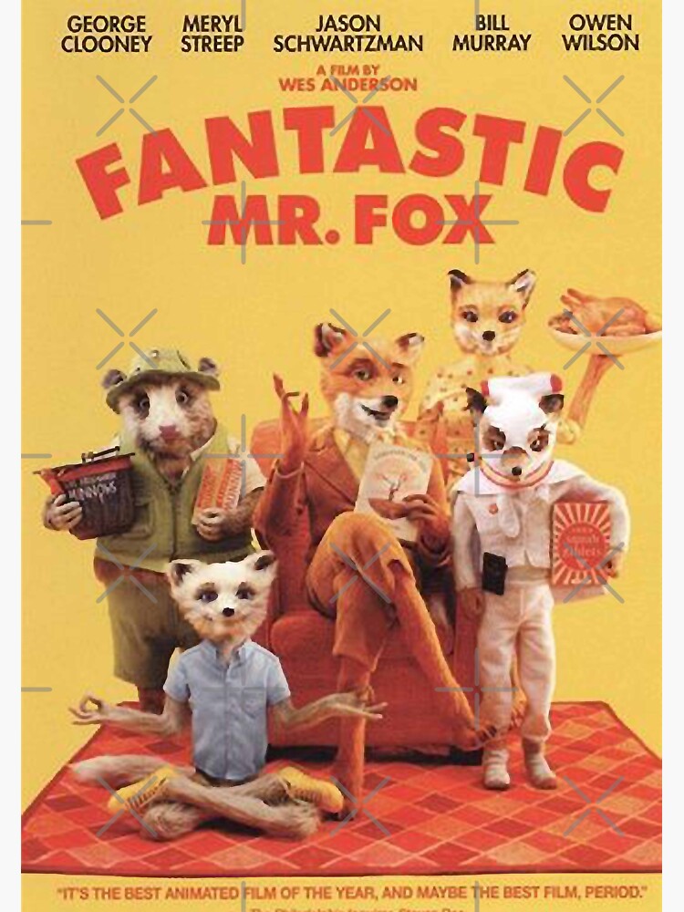 My Favorite People The Fantastic Mr Fox Gifts For Birthday Sticker for  Sale by stevensraig