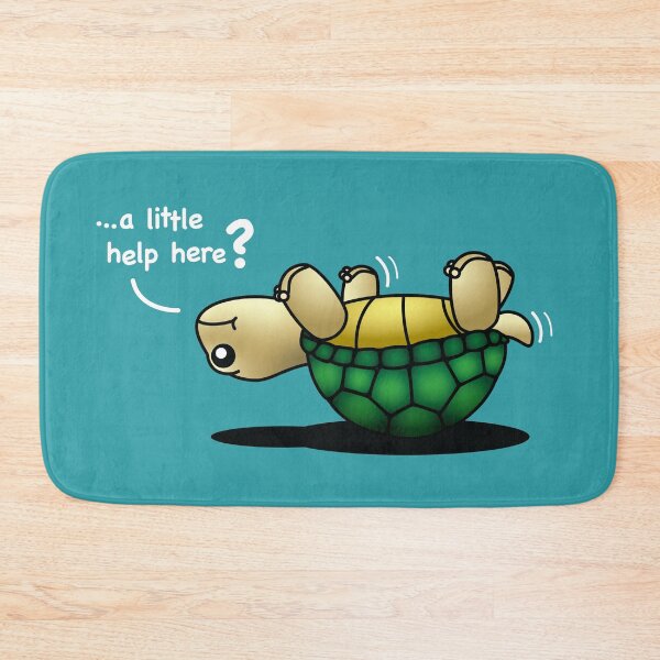 Item preview, "...a little help here?" cute baby turtle designed and sold by houseofwray.