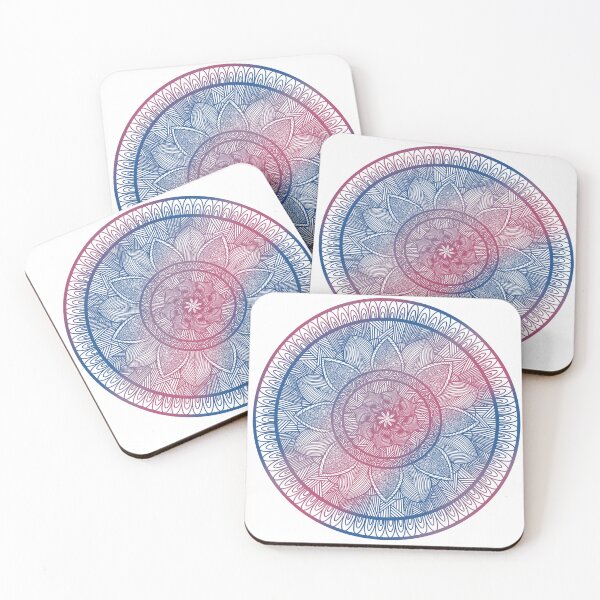 Item preview, Bi Flag Mandala - Pride Collection designed and sold by beckiixd.
