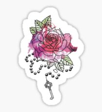 Watercolor Rose Sticker