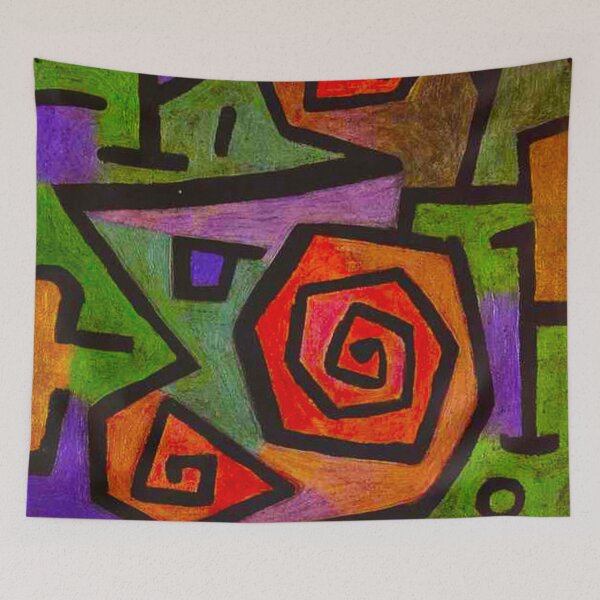 Item preview, Heroic Roses by Paul Klee 1938 designed and sold by Go Logo Designs.