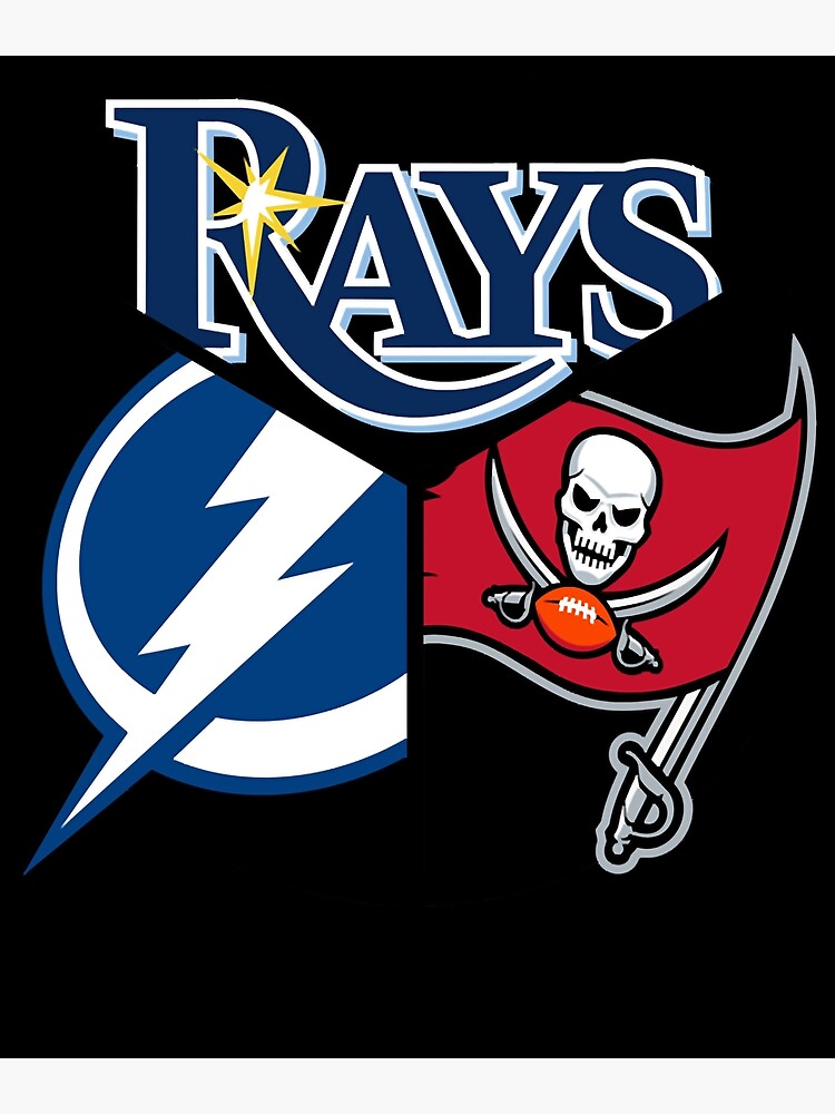 Official tampa Bay Sport Team Rays X Buccaneers X Lightning Logo