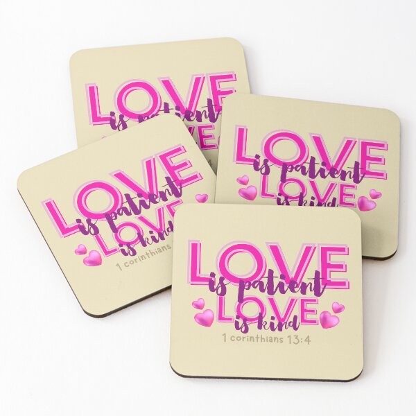 Item preview, Love is patient designed and sold by Cane & Abel Creations ..