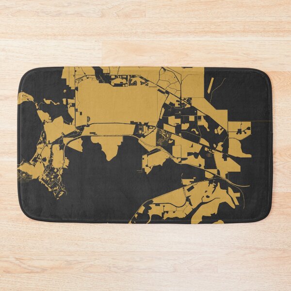 Item preview, Darwin Map Art Black Gold Australia designed and sold by EpicMaps.