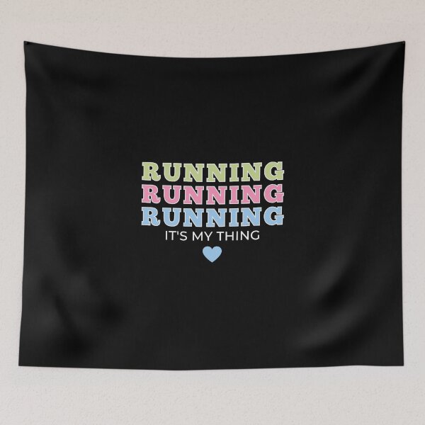 Item preview, Running Its My Thing Sticker designed and sold by felyn3gloria.