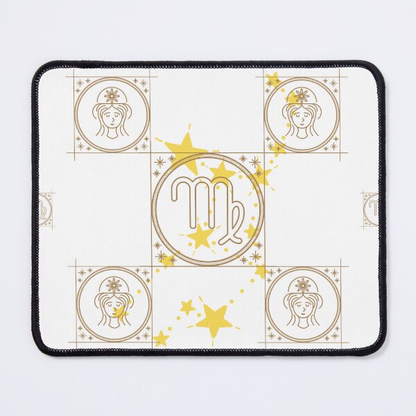 Item preview, Virgo Zodiac Pattern on White designed and sold by sandhyabhagath.
