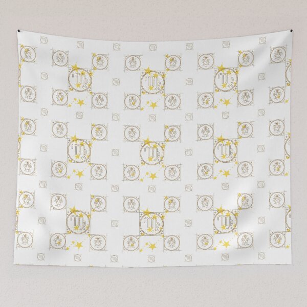 Item preview, Virgo Zodiac Pattern on White designed and sold by sandhyabhagath.