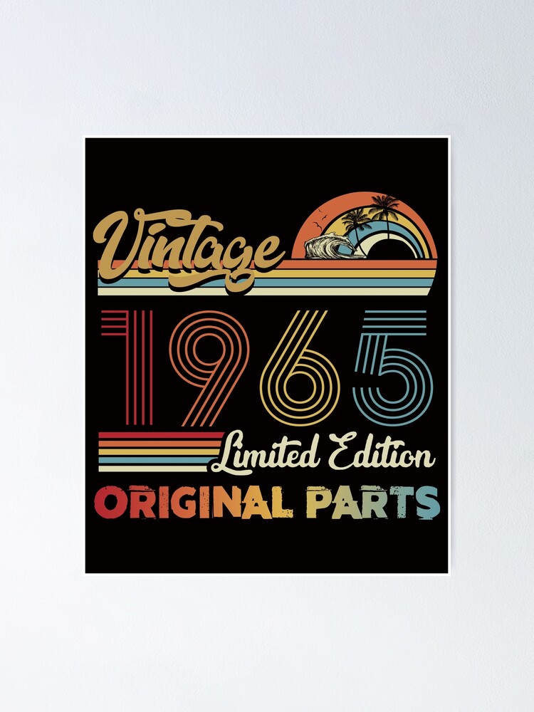 Vintage 1965 Limited Edition Original Parts