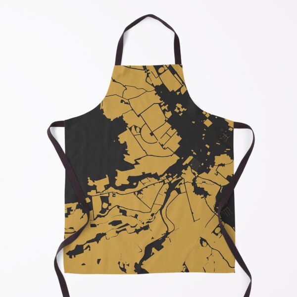 Item preview, Hobart Map Art Black Gold Australia designed and sold by EpicMaps.