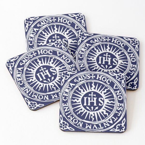 Item preview,  Ignatius of Loyola, Christogram white designed and sold by neteor.