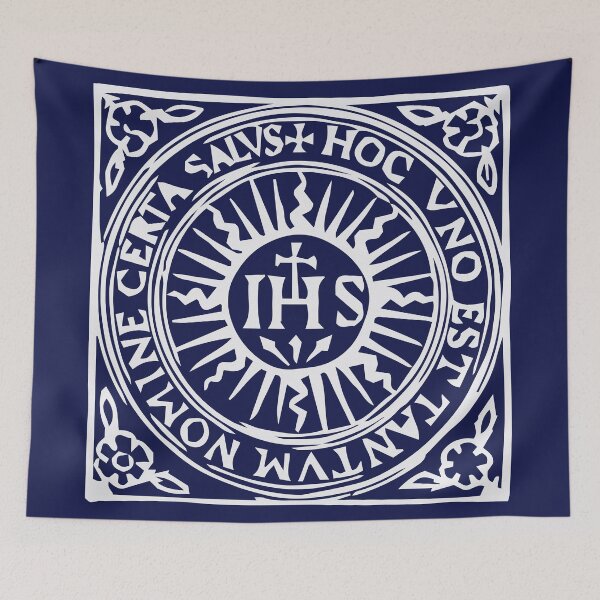 Item preview,  Ignatius of Loyola, Christogram white designed and sold by neteor.