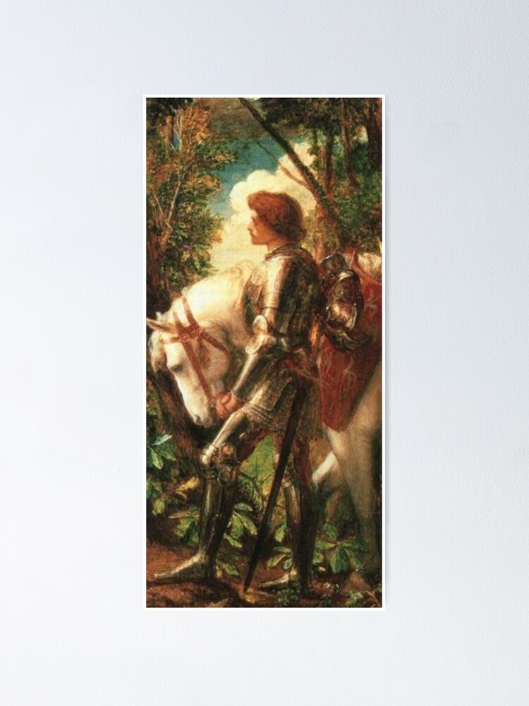 "Sir Galahad Frederic Watts" Poster for Sale by raybondesigns