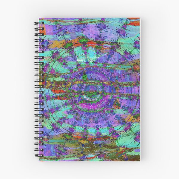 Item preview, CRAZY RUNNING BRUSH PAINTING SPLASHES MANDALA designed and sold by EDDArt.