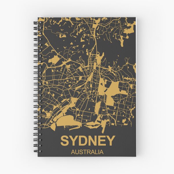 Item preview, Sydney Map Art Black Gold Australia designed and sold by EpicMaps.