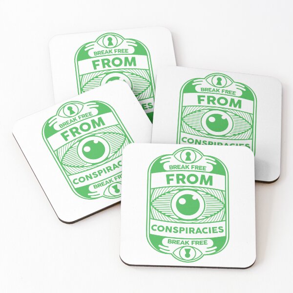 Item preview, Break free from conspiracies Anti Conspiracy Rationality designed and sold by alltheprints.