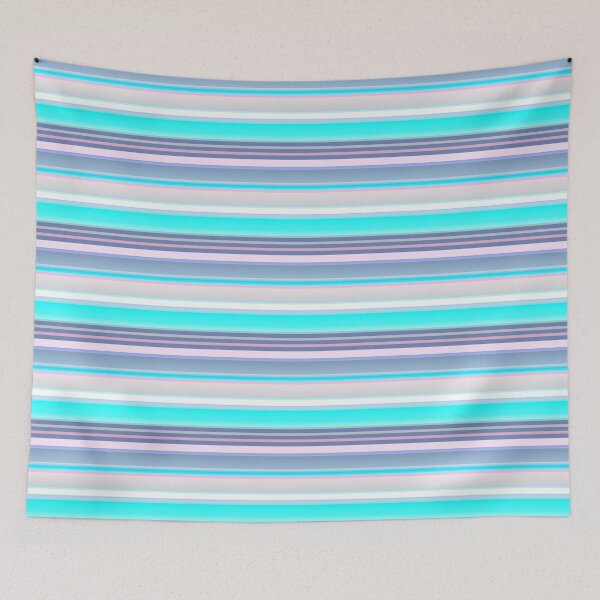 Item preview, blue scheme striped | blue lines  designed and sold by lausn.