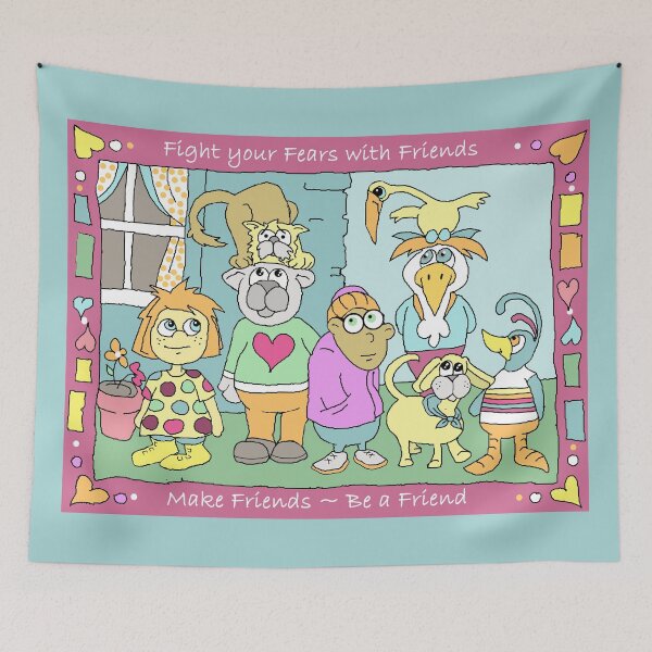 Item preview, Make Friends - Be Friends designed and sold by debzulawski.