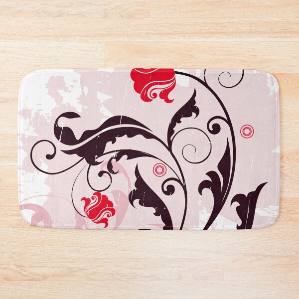 Item preview, Red Floral Art  designed and sold by Tshirtstory.