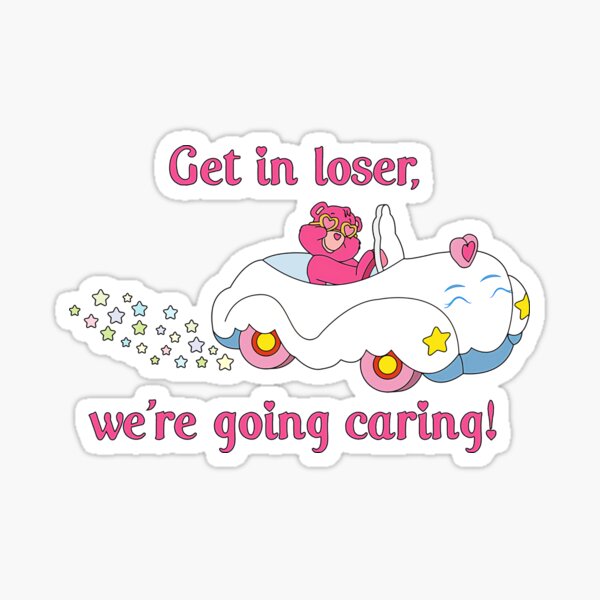 Cheer Bear 80s Care Bear Sticker – Dainty Daisy Press