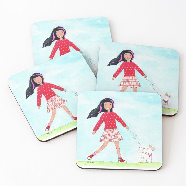 Item preview, Happy Dogwalk designed and sold by Mahli's  Artful Whimsy.