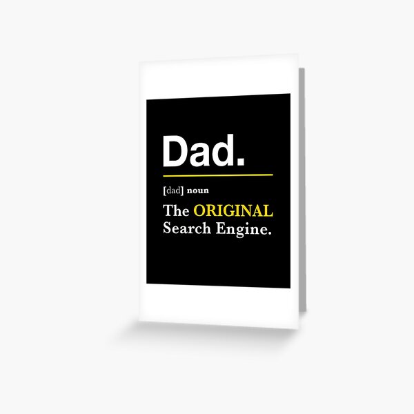 Dad - Definition 2022  Greeting Card