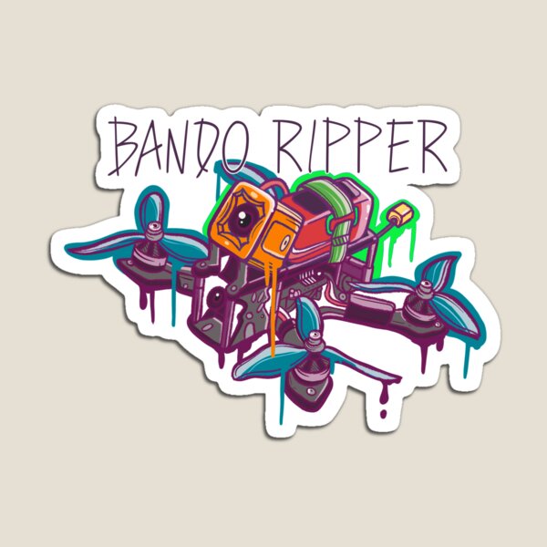 Item preview, FPV Freestyle Drone Kwadcopter Pilot Bando Ripper designed and sold by Basti09.