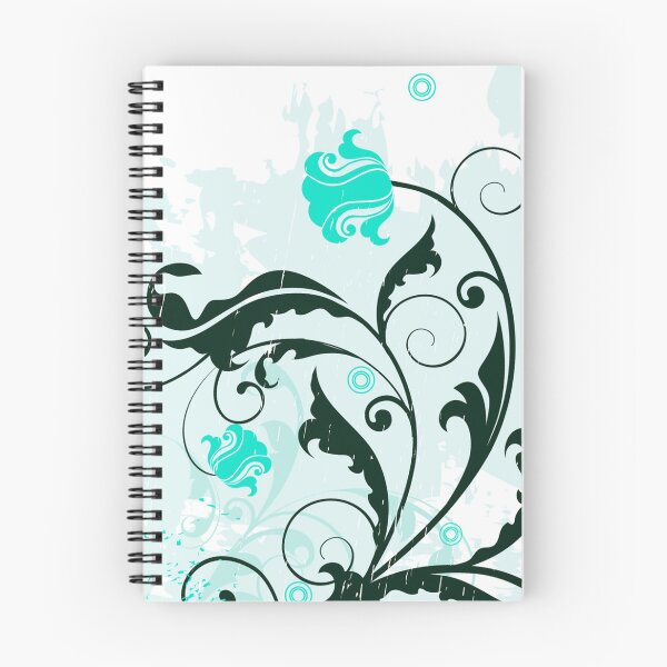 Item preview, Turquoise Floral Art  designed and sold by Tshirtstory.