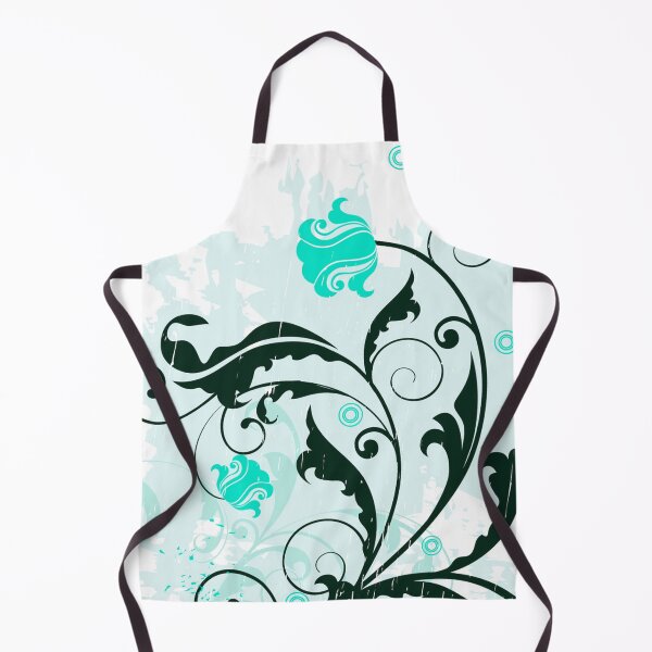 Item preview, Turquoise Floral Art designed and sold by Tshirtstory.