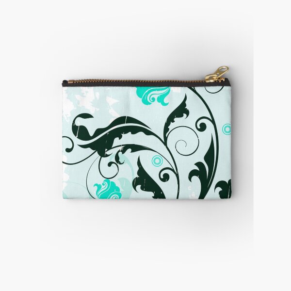 Item preview, Turquoise Floral Art  designed and sold by Tshirtstory.