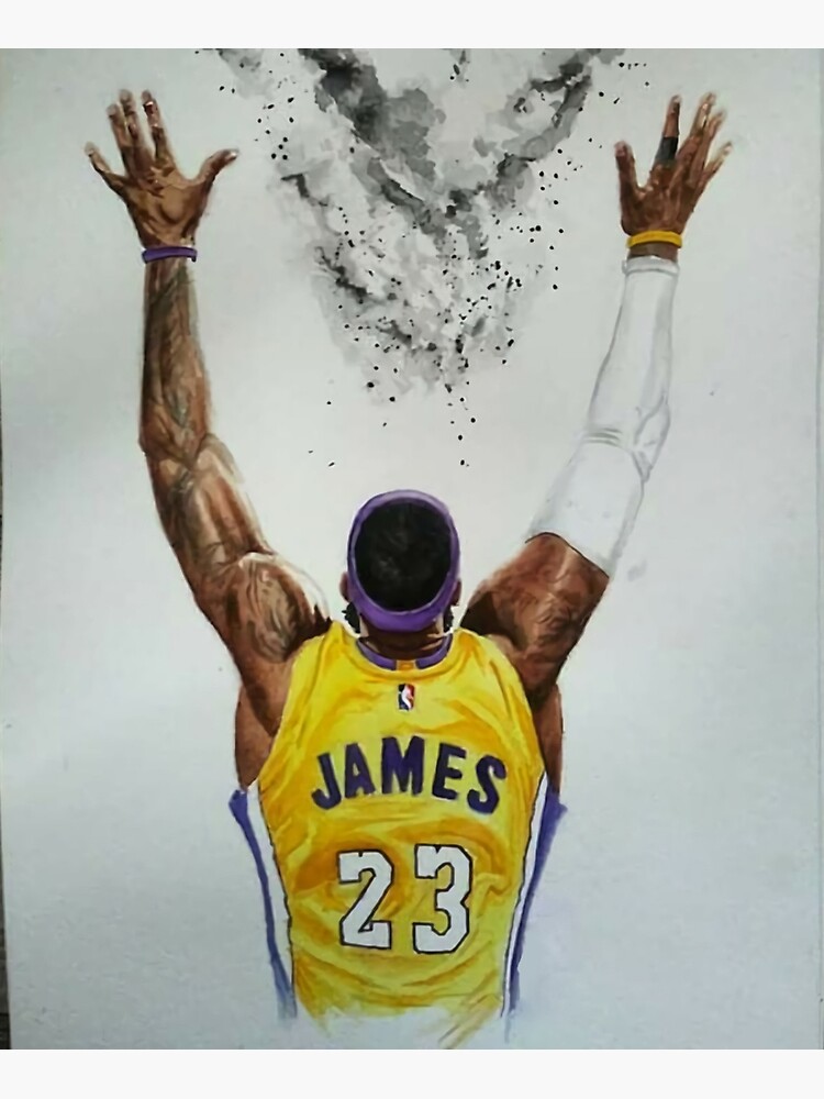 LeBron James 6 LA Poster for Sale by HazlettTLH